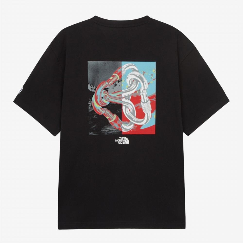 The NorTh Face Men S Carabiner ShorT Sleeve T ShirT Black nT7ur70a