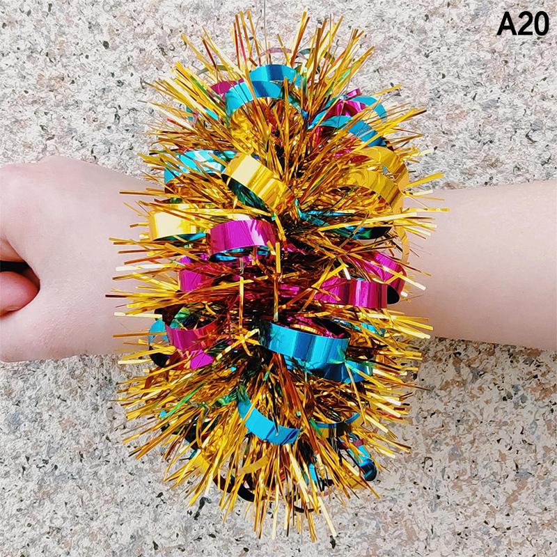 2Pcs Kids Game Pom Poms Apply To Sports Game 27 Styles Practical Cheerleading Cheering Flower Ball Sports Games Bracelet