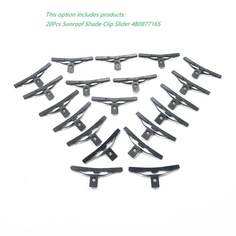 Car Sunroof Sunshade Clip Slider Panel Guide Clip For VW Golf 4 5 6 MK4 MK5 Passat B5 B6 GTI Jetta 6 MK6 Rabbit 4B0877165