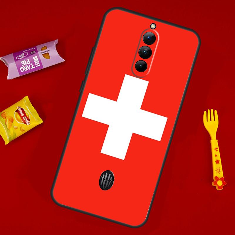 Switzerland Swiss Flag Phone Case For ZTE Nubia Red Magic 10 9 8 8S 9S 10S 11 Pro Plus 6 7 6S 7S Pro 10 Air Cover