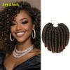 8palcové Havana Twist háčkované vlasy Ombre hnědé syntetické copánkové vlasy předsmyčkované pro snadnou instalaci Všestranné Boho Afro účesy