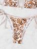 European & American Print Sexy Tie-up Bikini Set (2025)