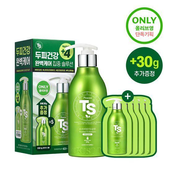 TS Premium Shampoo (300g of product + 5 additional 6g sheets)