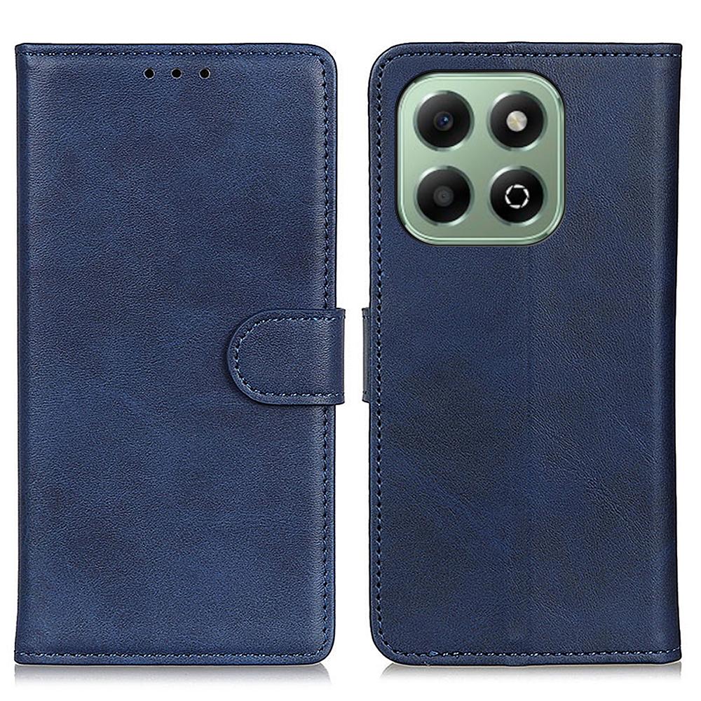 

For Honor X6b 4G Stand Wallet Case Cowhide Texture Leather Phone Cover B