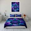 Cosmic Turtle with Galaxy Art Bedding Duvet Cover Set  (1*Duvet Cover 2*Pillowcases, without duvet insert)