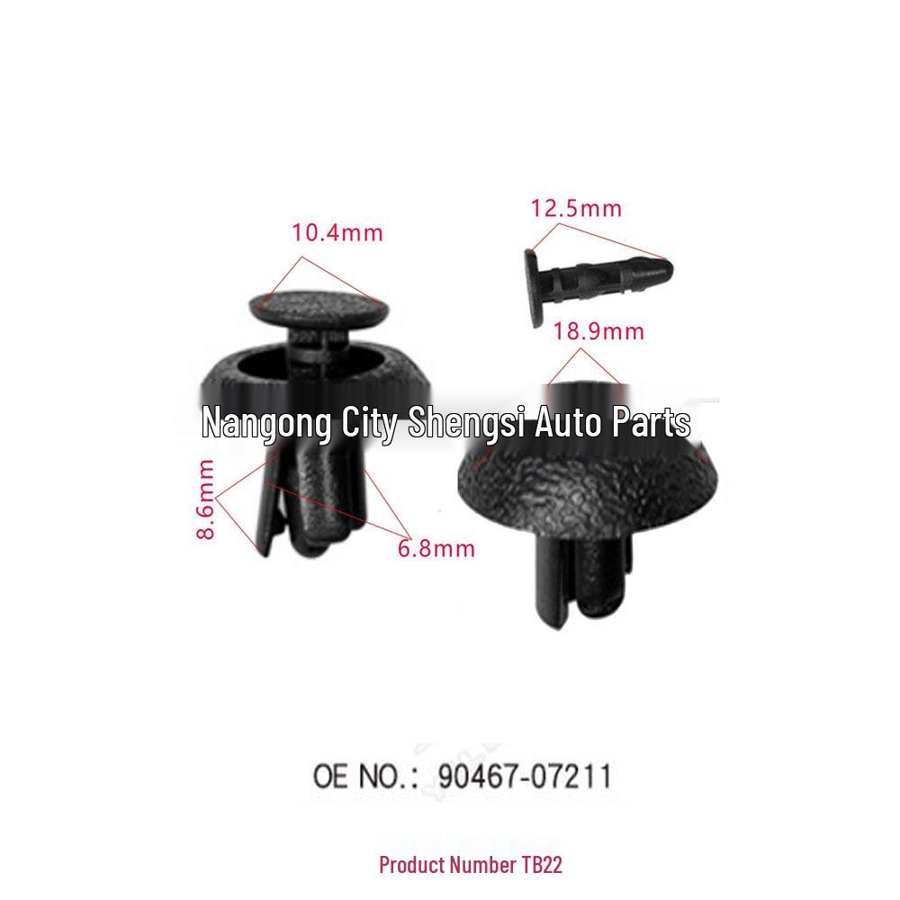 

Lexus Toyota Camry Corolla Radiator Trim Panel Installation Buckle 10000