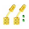 Versatile Adapter for Split HVAC System 516 Female Quick Couplers 14 Male Flare Easy Access Great Functionality