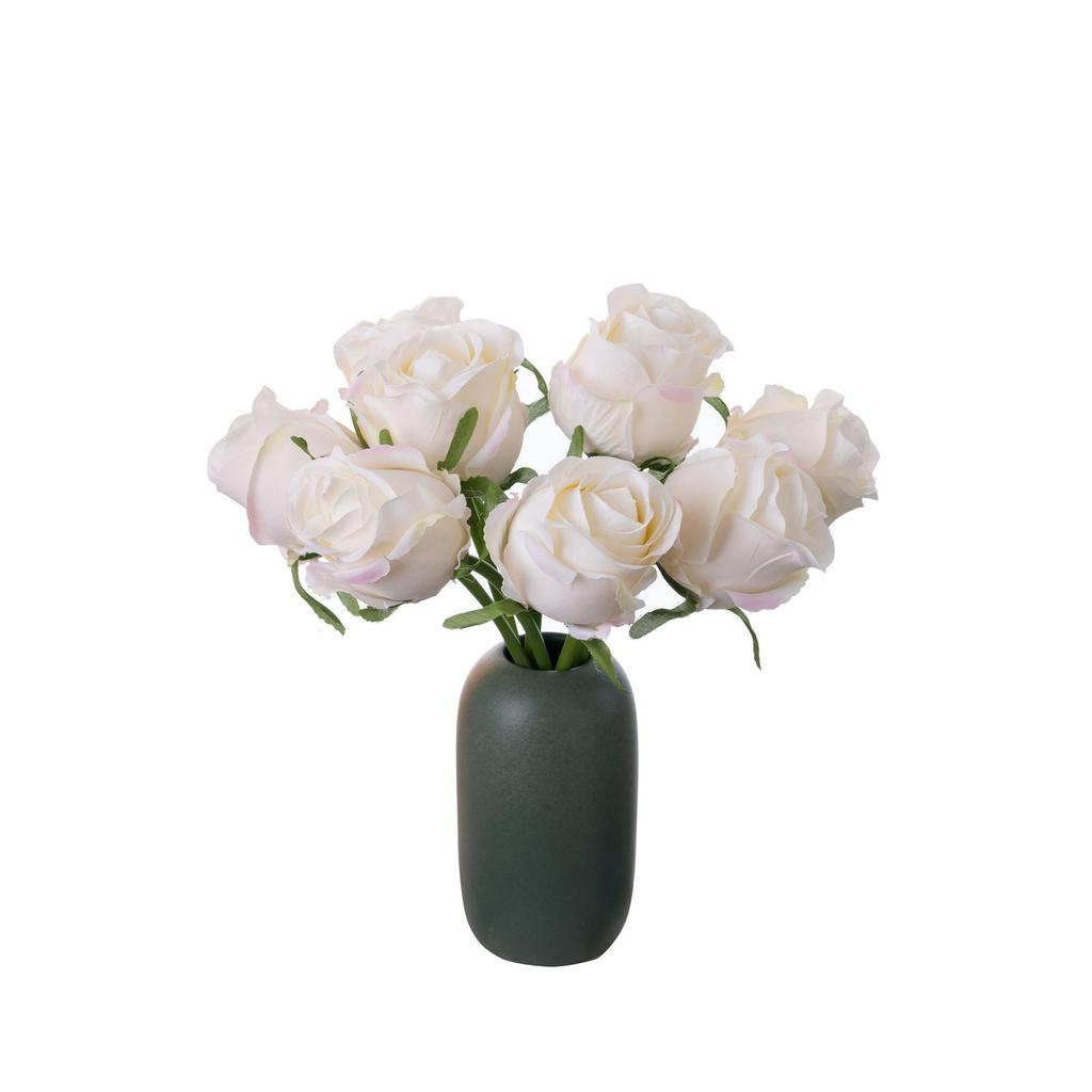 Artificial Single Stem Rose Flower - Ideal for Home Decoration or Wedding Bouquets