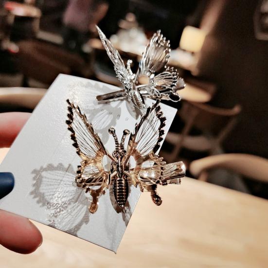 Women Moving Butterfly Hair Clip Fashion Hairpin Barrette Headwear Styling Tool