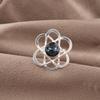 London Blue Topaz Ring, 925 Solid Sterling Silver Gemstone Jewelry, Handmade Ring, For Thanksgiving Gift