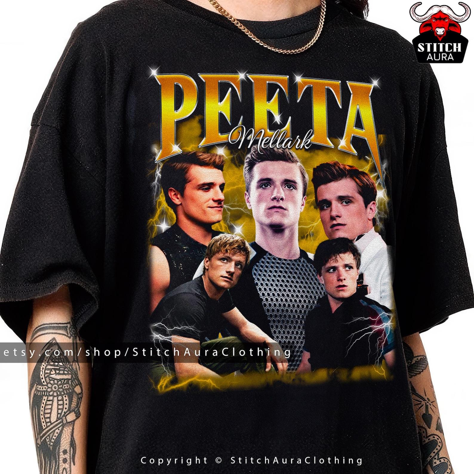 Peeta Melark Bootleg Shirt Gift For Fans,Peeta Mellark Homage Tshirt For Man,Vintage Peeta Mellark Tee For Woman,Retro 90s Sweater Merch 2XL
