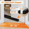 Adjustable Door Draft Stopper Soundproof Dustproof Construction Draft Stopper for Bottom of Door 0.9m Windproof Material