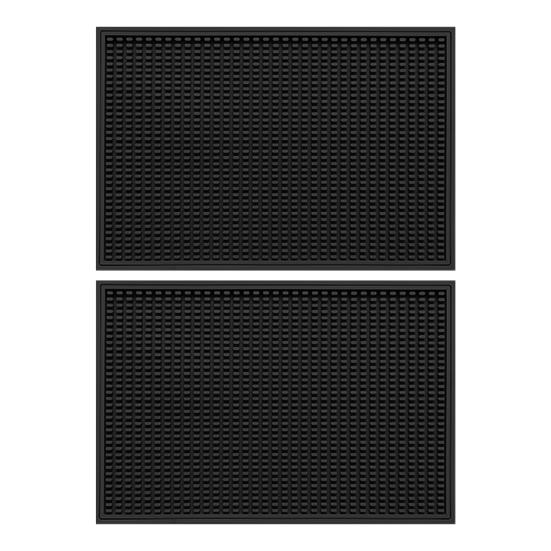 2ks silikonové protiskluzové odtokové barové podložky Moderní minimalistický design izolovaná podložka pro sklenice na víno šetrná k životnímu prostředí