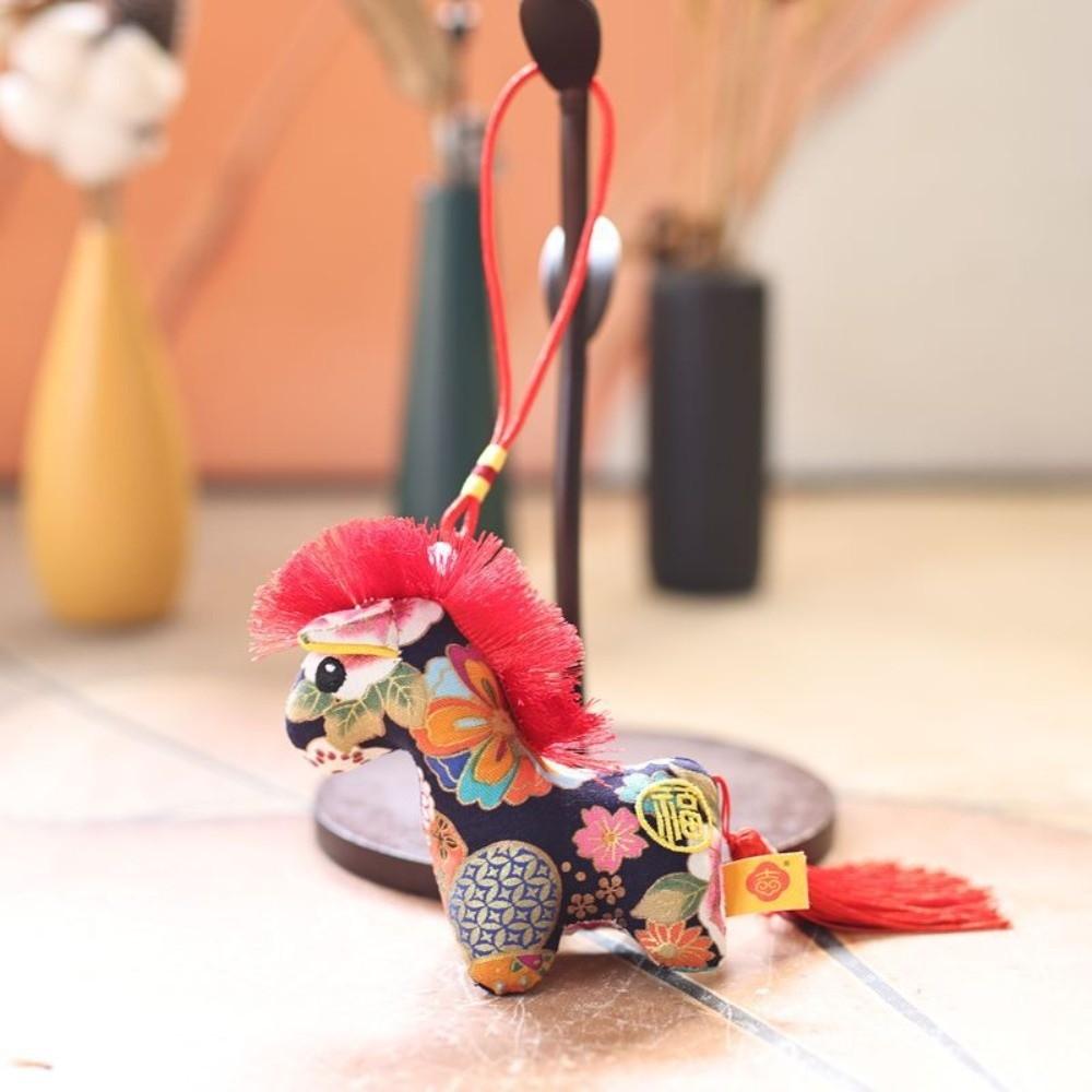 Polyester Chinese Zodiac Horse Doll Cute Lucky Horse Doll Pendant Children