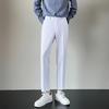 Men's Lightweight Korean Style Slim Fit Casual Suit Pants
