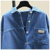 Women's Thickened Corduroy Long Sleeve Shirt - Autumn Winter Fashion, Korean Style Loose Casual Top