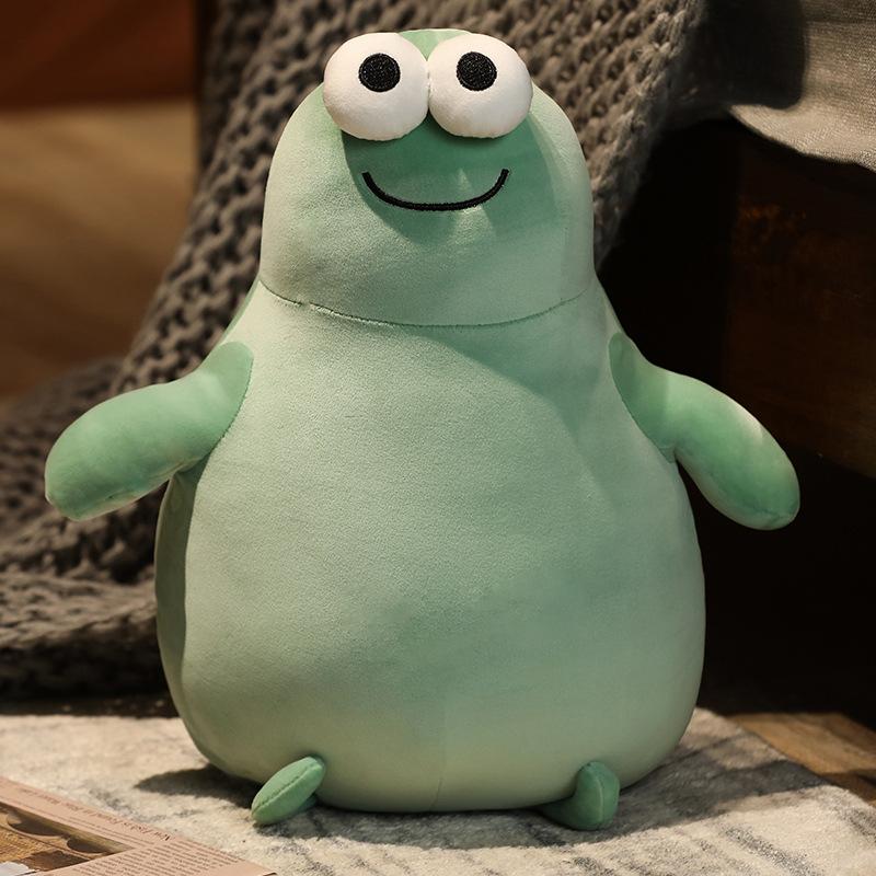 

Creative animal frog chick tumbler doll plush toy girl sleeping soothing pillow children s rag doll 28cm（0.2kg）
