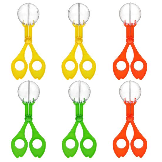 2Pcs Nature Exploration Toy Skill Development Hand-eye Coordination Smell-less Plastic Scissor Clamp Small