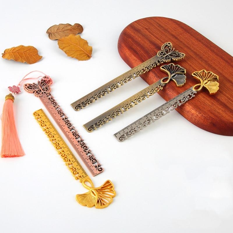 Bookmarks Ruler Vintage Bookmarks Hollow Bookmarks Metal Bookmarks Book Marker Card Garnishes Tool Portable Bookmarks