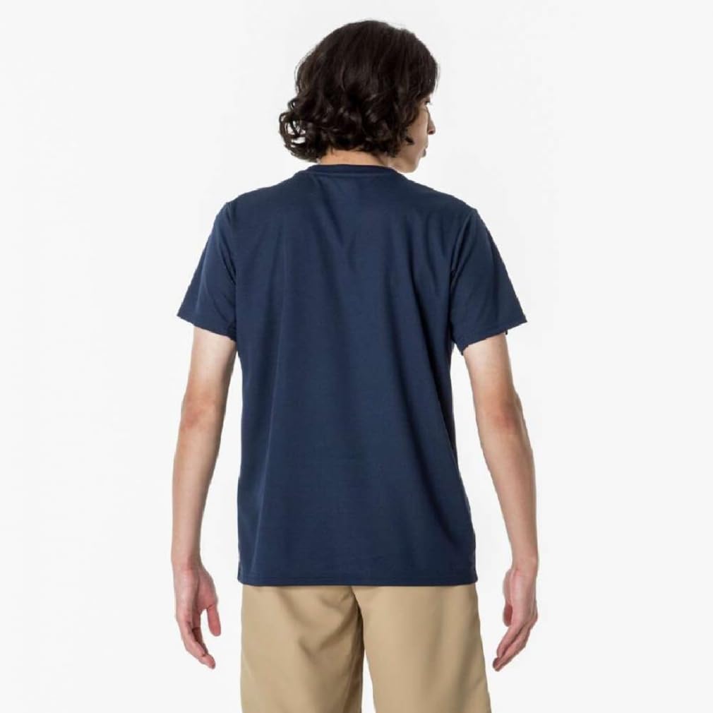 Trainingsshirt Kurzarm mit großem Logo in Limettengrün 32MAA155, Feuchtigkeitsableitend, Schnelltrocknend, Grün, XL,