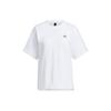 New Adidas Women'ss Logo Letter Word SS T Shirt White IA5249