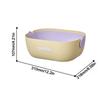 Cute Dopamine Two-color Vegetable and Fruit Washing Basin Large Capacity Double-Layer Drain Basket Kitchen Storage Basket