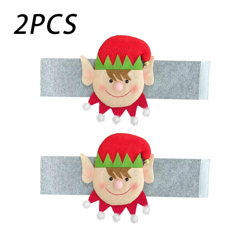 

2pcs Christmas Curtain Straps Tiebacks Rope Cartoon Decoration No Punching Required New Year Christmas Eve Home Xmas 2025