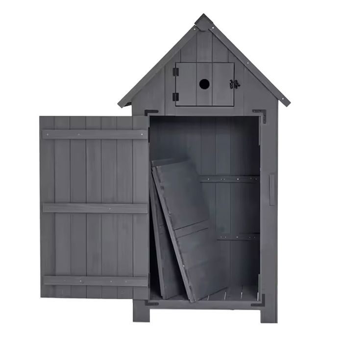 Garden Cabinet - Divit IG10 - Weather-resistant - FSC Wood - 65 X 46 X 137 Cm