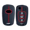 3 Buttons Silicone Smart Key Fob Case Flip Cover Fit For Kia Rio K2 K5 Sportage Sorento Fit For Hyundai I20 I30 I35 Ix20 Ix35 Solaris Verna