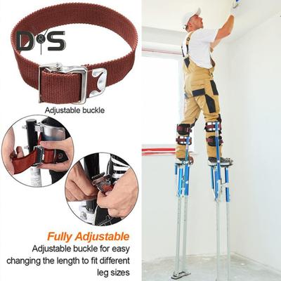 2Pcs Adjustable Nylon Leg Band Straps Drywall Stilt Replacement Part Stilts Straps Leg Fixation Strap Kit