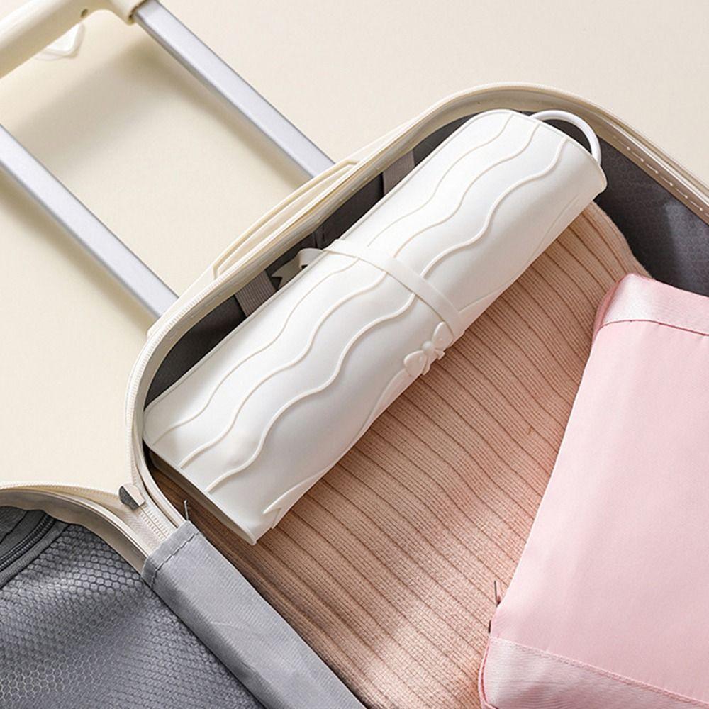 2 in 1 Glätteisen Aufbewahrungstasche Faltbare Lockeneisen Tragetasche für Haarpflegewerkzeug