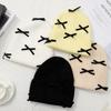 Luxury Rabbit Fur Knitted Hat Women Winter Warm Soft Bowknot Beanie For Women (elegant Solid Colors) | Cozy Fur Lined Baggy Cap