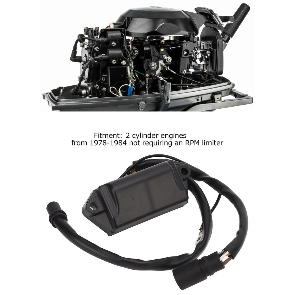 581649 Outboard Engine Power Pack Power Pack 113‑2453 Heatproof Outboard Motor Power Pack Replacement for 2 Cylinder Engines