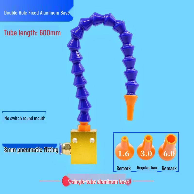 Adjustable Magnetic Base Air Nozzle with Universal Gooseneck Tube