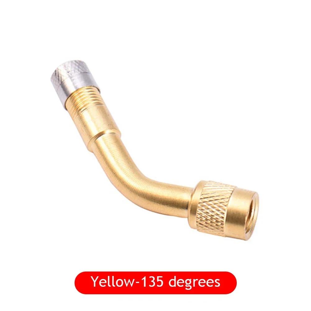 1/3PCS Car Tyre Valves Inflation Extension Tube 45/90/135 Degree Adapter Motorcycle Bike Tyre Valve Connector Accessories