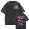 Rapper Dellafuente  Tour Vintage Washed Tshirt Unisex Women Short Sleeve Hip Hop Tshirt Oversized  Cotton Casual T Shirts