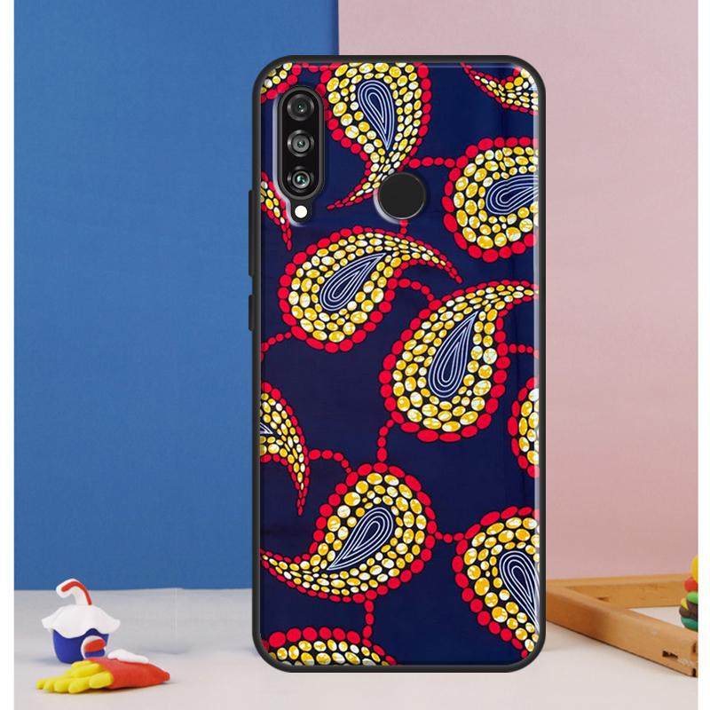 African Style Fabric Print Case For Huawei Nova 10 9 SE 8i 11i 12i 12s Y60 Y61 Y70 Y90 Y72 Y73 Y91 P60 Pro P30 P40 Lite