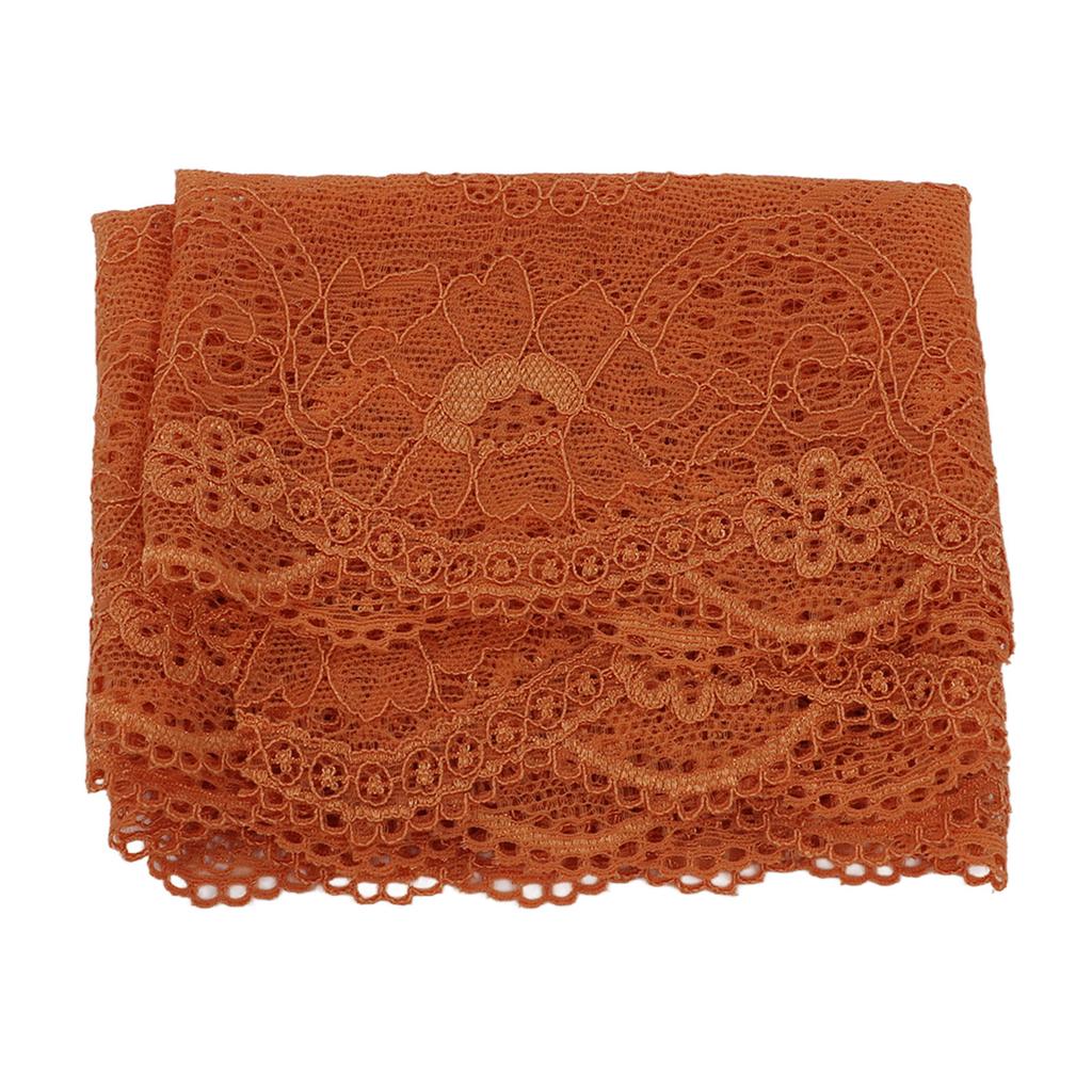 10 Yards Lace Fabric 18.5cm Wide Cuttable Hand Made DIY Garment Mesh Nylon Stretch Lace Ribbon