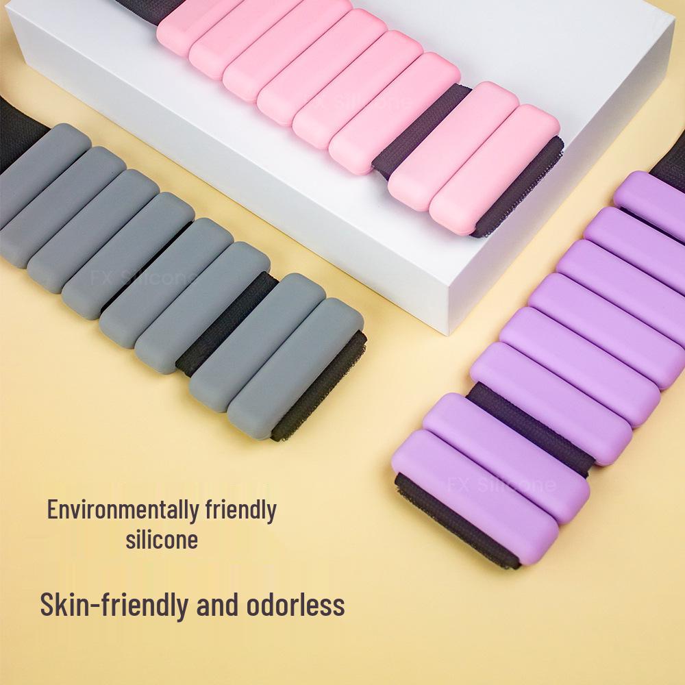 Silicone Weighted Wrist and Ankle Bands for Yoga and Fitness