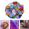 300Pcs 10mm Flat Round Loose Sequins Art Crafts DIY Garment Spangles