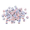 20pcs 12mm Color Point White Dice Classic Dice Game Equipment Accessories Party Game Scoring Props