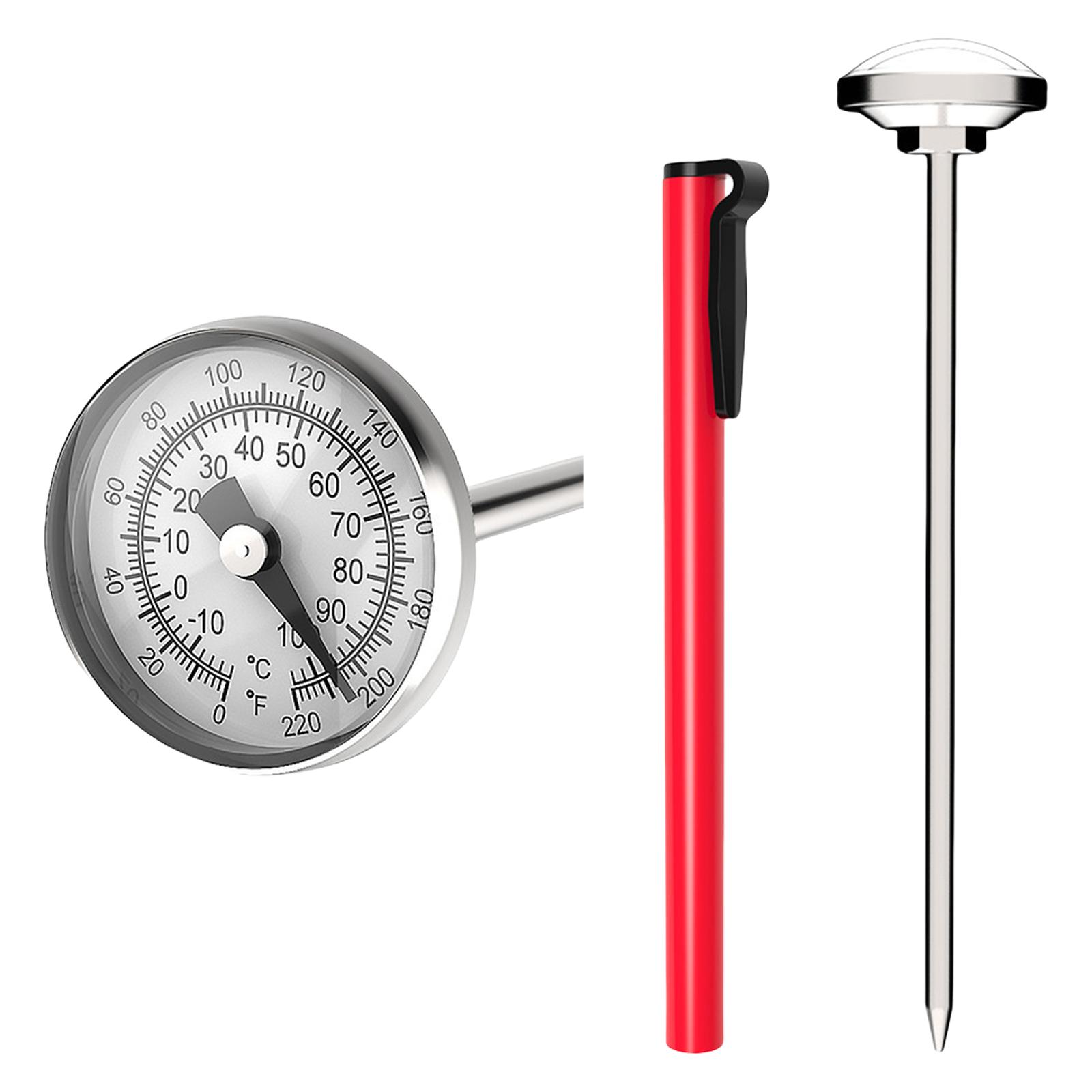 

Биметаллические пищевые термометры с зондом обеспечивают точное измерение температуры и являются устройством для безопасного и вкусного приготовления пищи красный