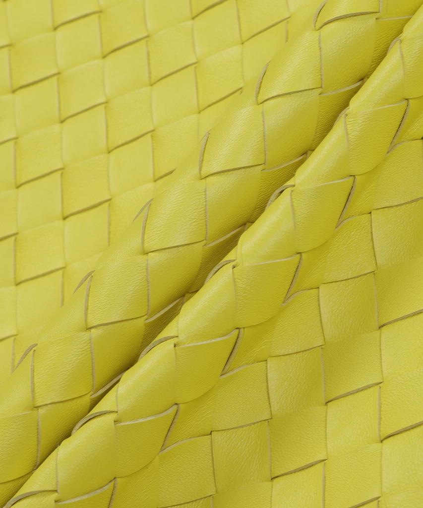 Bottega Veneta Intrecciato Mini Dress - Yellow / 727797V2Jg07193