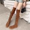 Fashion Women's Shoes 2024 Hot Sale Side Zipper Women's Boots Fashion Belt Buckle Modern Boots Women New Keep Warm Over-the-Knee Boots