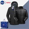 LT Series Unisex Outdoor 2-in-1 Jacket With Duck Down Liner Hiking Skiing Camping