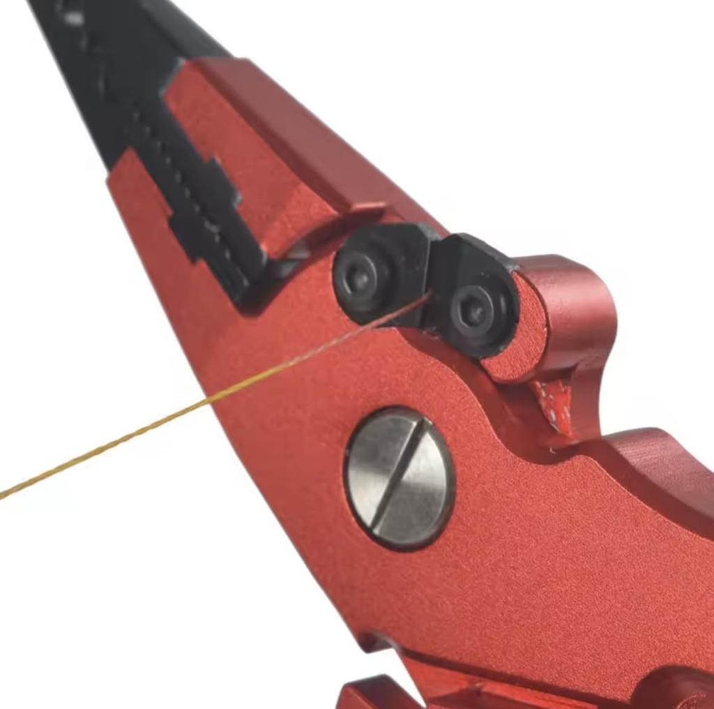 BIG LAKE GEAR Multifunctional Fishing Pliers Split Ring Hook Line Cutter Locking Carabiner Case Included Compatible, Remover, Function, &