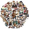 35-100pcs Cartoon Otter Decals Stickers Teacher Reward Stationery Diy Water Bottle Suitcase Phone Graffiti Sticker