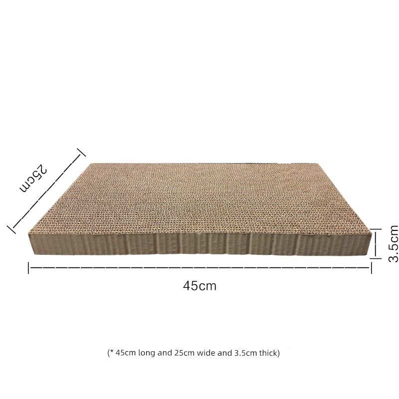 

Nest Cat Scratching Board Abrasion Resistant Scratch-Resistant Integrated Grinding Claw Oversized Corrugated Paper Straight Board Wave Pet Supplies Straight plate