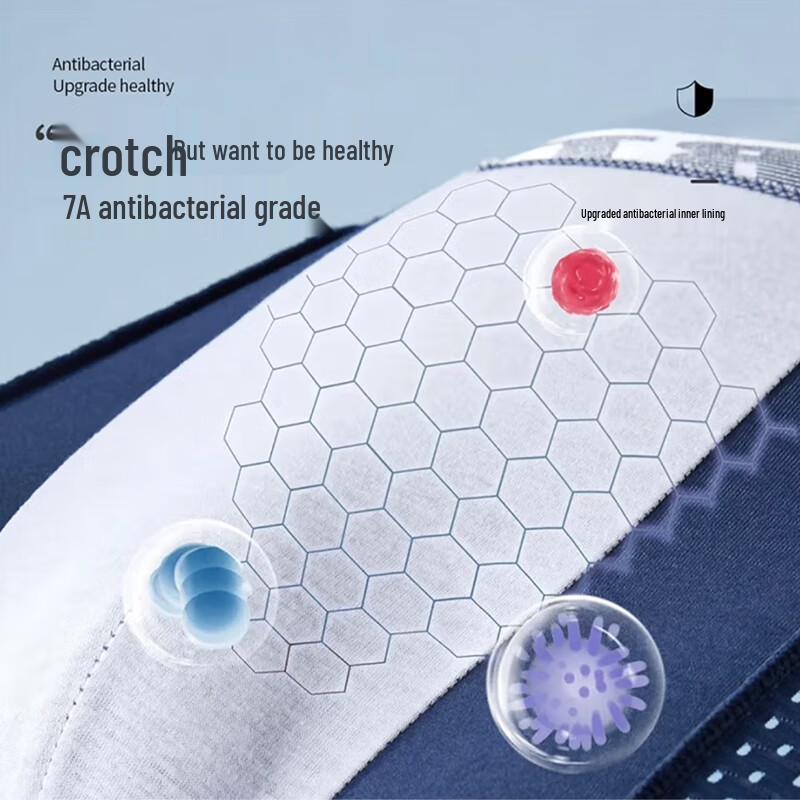 Langsha Men's Quick-Dry Anti-Chafe Sports Boxer Briefs