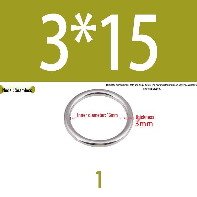 304 Stainless Steel Seamless O-Ring for Lifting and Hammock Yoga Connection